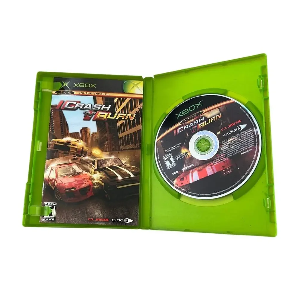 Crash and Burn Microsoft XBOX (2004) Complete in Box
